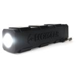 ECOXGEAR EcoXCharge+ 3200mAh Power Bank - Black with Built-in 150lm LED Flashlight - Waterproof
