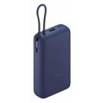 Xiaomi 33W 20000mAh Power Bank - Blue (Integrated USB-C Cable), Up to 30W output, Support iPhone, Samsung, Xiaomi Smart Phone Fast Charging, Total Three Outputs, 9 layers of safety protection