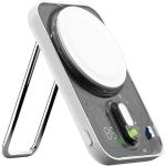 Momax 1-Power Flow 5000mAh Pro+ MagSafe Power Bank - Made for MagSafe Certified - 15W MagSafe Fast Wireless Charging - Support iPhone 20W PD Fast Chariging - Handy Versatile Kickstand Buit-in - Digital Battery Display