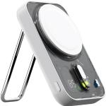 Momax 1-Power Flow 10000mAh Pro+ MagSafe Power Bank - Made for MagSafe Certified - 15W MagSafe Fast Wireless Charging - Support iPhone 20W PD Fast Chariging - Handy Versatile Kickstand Buit-in - Digital Battery Display