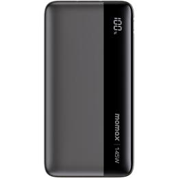 Momax 145W 25000mAh Ultra Power Bank - Black - Max 145W PD Combined Output - Max 100W single out put- Three Output (USB-C x2 & USB-A) - Digital display for battery percentage -