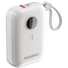 RockRose Lemonade 10 Neo 10000mAh Life Style Super Compact Power Bank - White Color With Built-in USB-C & Lightning 20W Quick Charge Cables RockRose Lemonade 10 Neo 10000mAh Life Style Super Compact Power Bank - White Color With Built-in USB-C & Lightning 20W Quick Charge Cables