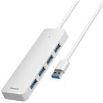 Baseus UltraJoy Series 4 Port Hub Lite - Moon White USB-A to USB 3.0 4 - 15cm