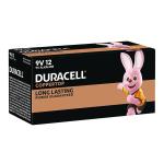 Duracell 2581628 COPPERTOP BATTERY ALKALINE MN-1604 SIZE 9 VOLT PACK 12