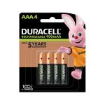 Duracell AAA Rechargeable Battery (900 Mah) Pack of 4