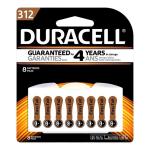 Duracell Hearing Aid 312 Battery - Pack of 8