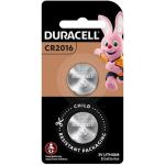 Duracell Lithium Coin CR2016 Battery Pack of 2