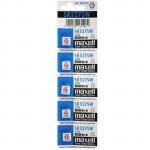 Maxell MX319 SILVER OXIDE SR527SW WATCH BATTERY BUTTON CELL 5 PACK