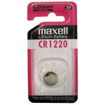 Maxell MXCR1220-X1 Lithium Battery CR1220 3V Single Blister