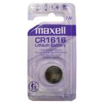 Maxell MXCR1616XB1 Lithium Battery CR1616 3V Coin Cell 1 Pack