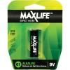 Maxlife 9V Alkaline Battery 1 Pack Maxlife 9V Alkaline Battery 1 Pack