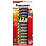 Panasonic LR03T/12B AAA Alkaline Batteries 12 Pack