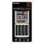 Panasonic K-KJ55HCC4TA 3hr Quick Charger + 4 AA  eneloop PRO batteries