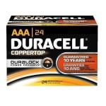 Duracell PROCELL DURGT2400  Coppertop AAA Alkaline Battery. Box of 24 made by Duracell