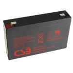 CSB HRL634WF2 6V 34W 9Ah Replacement Battery For 5P Rack Mount Models: 5P65iR (2), 5P850iR (4), 5P1150iR (4), 5P1550iR (6)    EATON SERVICE BATTERY, HRL634W, 6V, 9AH, TOP TERM, FR, F2, 1YR