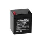 REMCO RM12-5W 12 Volt battery, Standby Stationary 6Ahr, with T2 terminal type connector, LxWxH 90x70x100 cm