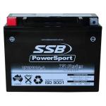 SUPER START R50N18A-A MOTORCYCLE AND POWERSPORTS BATTERY (Y50N18A-A) AGM 12V 21AH 450CCA SSB HIGHPERFORMANCE