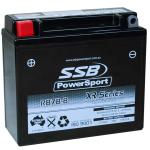 SUPER START RB7B-B MOTORCYCLE AND POWERSPORTS BATTERY (YB7B-B) AGM 12V 7AH 175CCA BY SSBHIGHPERFORMANCE