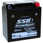 SUPER START RB9L-B MOTORCYCLE AND POWERSPORTS BATTERY (YB9L-B) AGM 12V 9AH 200CCA BY SSB HIGHPERFORMANCE