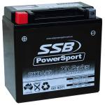 SUPER START RTX14-BS MOTORCYCLE AND POWERSPORTS BATTERY (YTX14-BS) AGM 12V 12AH 290CCA SSB HIGHPERFORMANCE