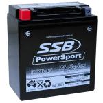 SUPER START RTX16-BS MOTORCYCLE AND POWERSPORTS BATTERY (YTX16-BS) AGM 12V 14AH 340CCA BY SSB HIGHPERFORMANCE