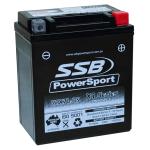 SUPER START RTX7L-BS MOTORCYCLE AND POWERSPORTS BATTERY (YTX7L-BS) AGM 12V 6AH 175CCA BY SSB HIGHPERFORMANCE