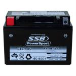 SUPER START RTX9-BS MOTORCYCLE AND POWERSPORTS BATTERY (YTX9-BS) AGM 12V 10AH 260CCA BY  SSB HIGHPERFORMANCE