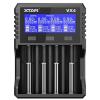 XTAR VX4 4-Slot Smart Battery Charger USB-C PD2.0 / QC3.0 1.2v-3.7v Li-Ion and NiMH Battery Compatible