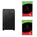 Asustor Drivestor 2 Lite AS1102TL 2-Bay NAS with 2x 4 TB NAS HDD Bundle