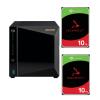 Asustor Drivestor 4 Pro AS3304T v2 4 - Bay NAS With 2x 10 TB NAS HDD Bundle
