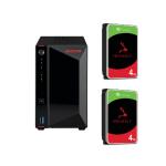 Asustor Nimbustor 2 Gen2 AS5402T 2-Bay NAS with 2x 4TB NAS HDD Bundle