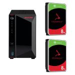 Asustor Nimbustor 2 Gen2 AS5402T 2-Bay NAS With 2x 8TB NAS HDD Bundle