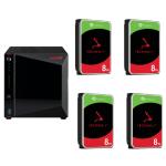 Asustor Nimbustor 4 Gen2 AS5404T 4-Bay NAS With 4x 8TB NAS HDD Bundle