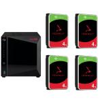 Asustor Nimbustor 4 Gen2 AS5404T 4-Bay NAS with 4x 4TB NAS HDD Bundle