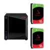 Asustor Nimbustor 4 Gen2 AS5404T 4-Bay NAS with 2x 12TB NAS HDD Bundle