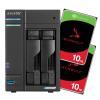 Asustor Lockerstor 2 Gen 2 AS6702T 2-Bay NAS With 2x 10TB NAS HDD Bundle