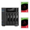 Asustor Lockerstor 4 Gen 2 AS6704T 4-Bay NAS With 2x 2TB NAS HDD Bundle