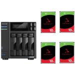 Asustor Lockerstor 4 Gen 2 AS6704T 4-Bay NAS With 4x 10TB NAS HDD Bundle