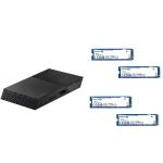 Asustor Flashstor 6 FS6706T 6- Bay Flash NAS With 4x 2 TB M.2 NVME SSD Bundle