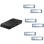 Asustor Flashstor 6 FS6706T 6- Bay Flash NAS With 6x  2 TB M.2 NVME SSD Bundle
