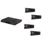 Asustor Flashstor 12 Pro FS6712X 12- Bay Flash NAS With 4x 4 TB M.2 NVME SSD Bundle