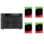 Asustor Lockerstor 8 AS6808T 8-Bay NAS With 4x 4TB NAS HDD Bundle