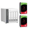 QNAP TS-433 4-Bay NAS with 2x 10TB NAS HDD Bundle