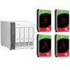 QNAP TS-433 4-Bay NAS with 4x 10TB NAS HDD Bundle