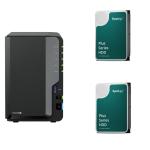 Synology DS225+ With 2X Synology 3300 Series 12TB NAS HDD Bundle