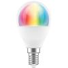 Brilliant Smart WiFi LED RGB Smart Light Bulb E14, G45, 350 Lumens, 4.5W, Dimmable, Bio-Rhythm Lighting Via BrilliantSmart App Remote Control Enabled 220 degrees Beam Angle