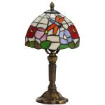 Highlight Tiffany Dragonfly Handcrafted Stained Glass Table Lamp ,Light Bulb: E27 (excluded)