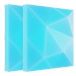 Nanoleaf Blocks Textured Big Squares Add-On Kit - 2 Pack App, Voice, Manual Control