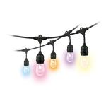 WIZ WIZ213539 Full Colour Outdoor String Lights 14.8m WiFi & Bluetooth 12 Bulb
