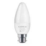 Sansai GL-LC303B LED Bulb C37-5W-B22-Warm White
